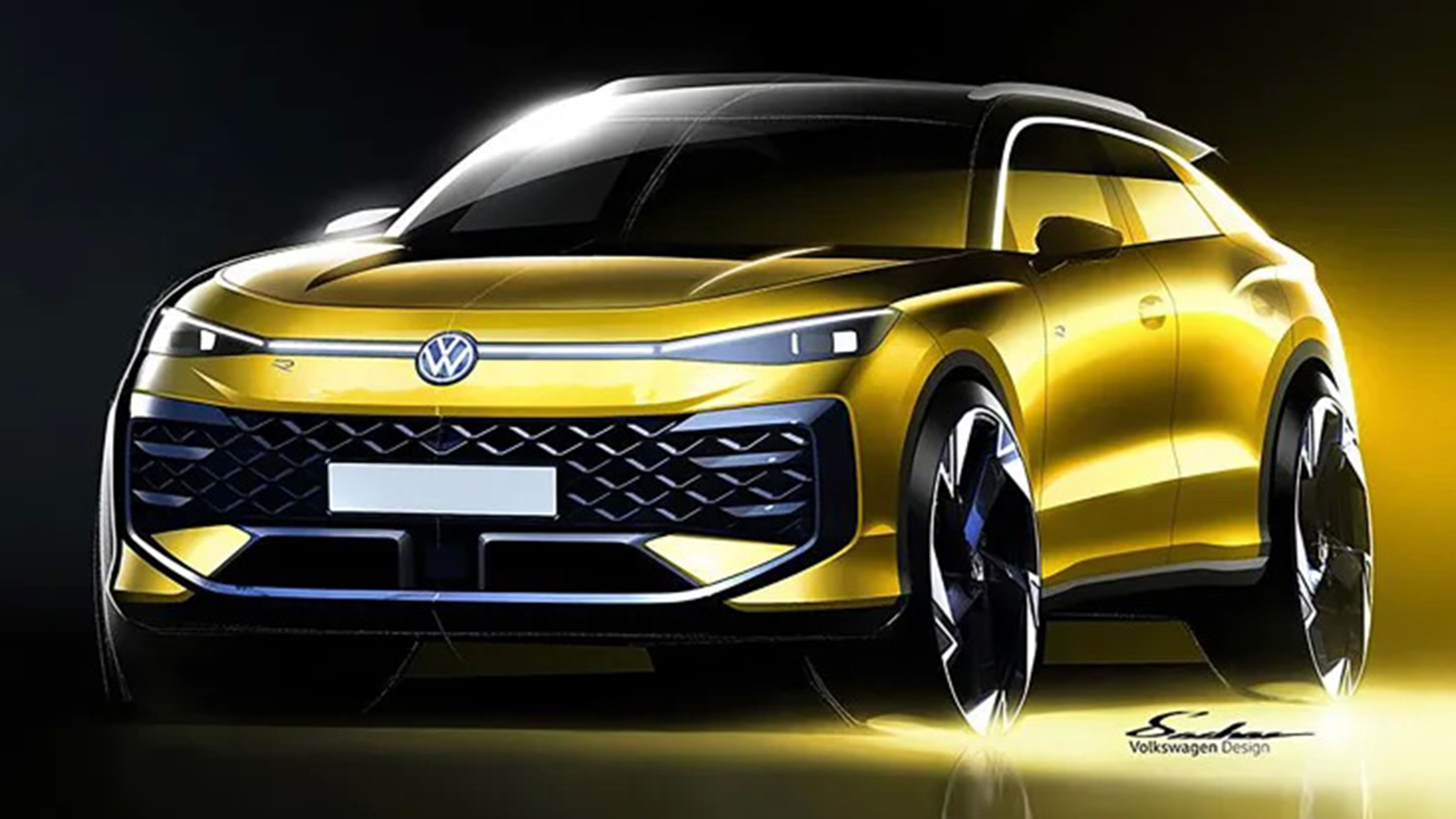 Η Volkswagen αποκάλυψε τα επίσημα σκίτσα του νέου T-Roc 